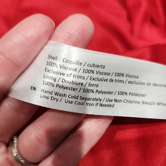 Red Puff-Sleeve Tie-Back Mini Dress - Picture 10 of 10